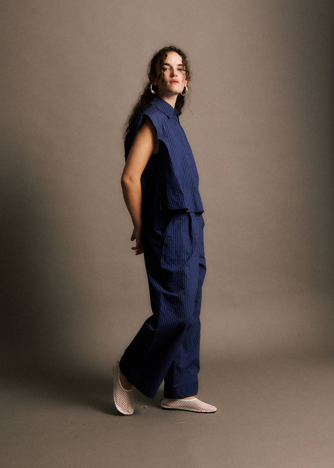 Pantalons Steven I BLEU MARINE