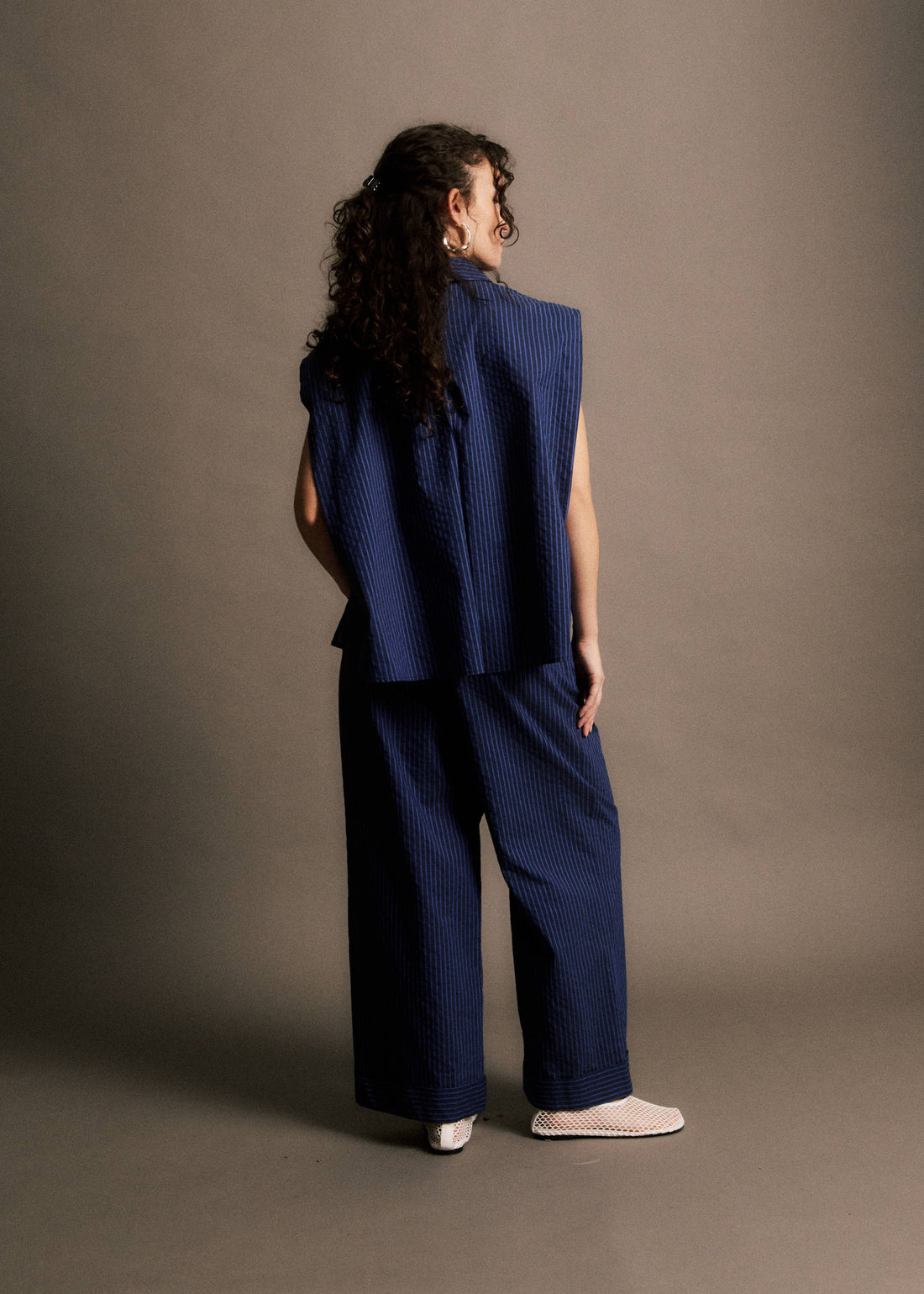Pantalons Steven I BLEU MARINE