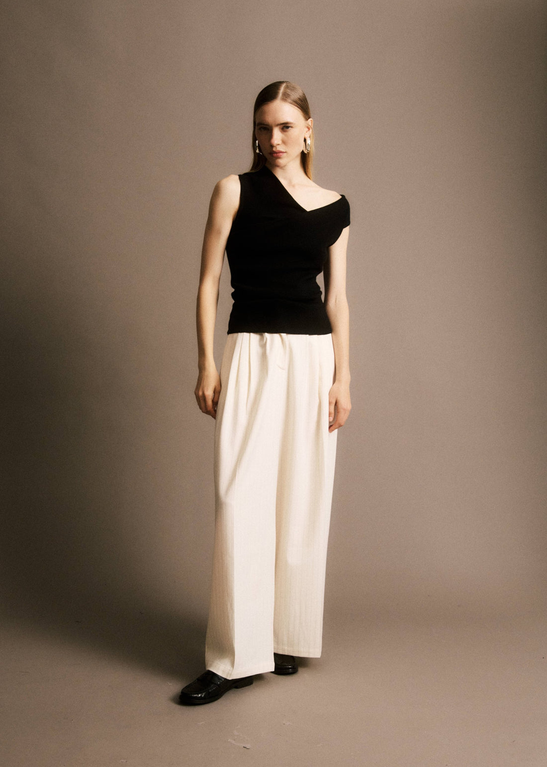 Pantalons Charles I CRÈME - JJ26C104-CREME-1.jpg