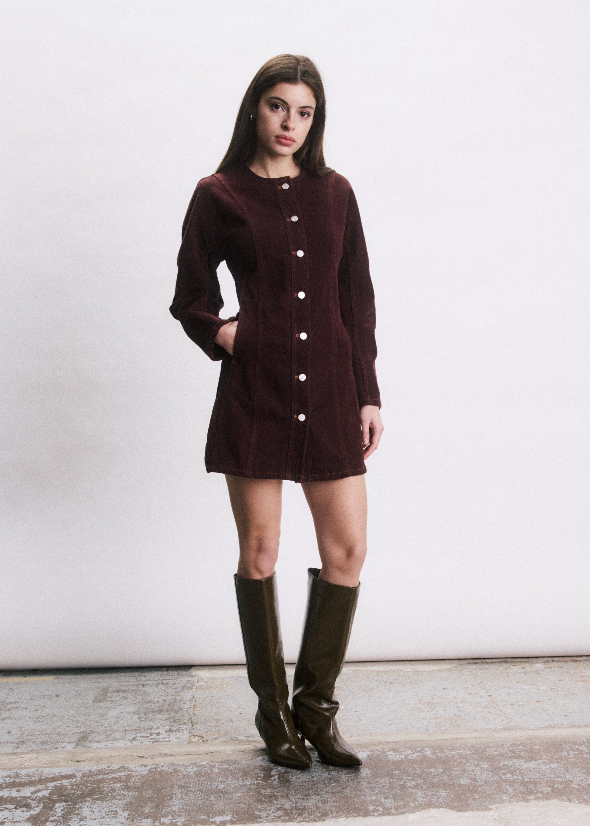 Robe Orso I BORDEAUX - JJ26C310-BORDEAUX-1.jpg