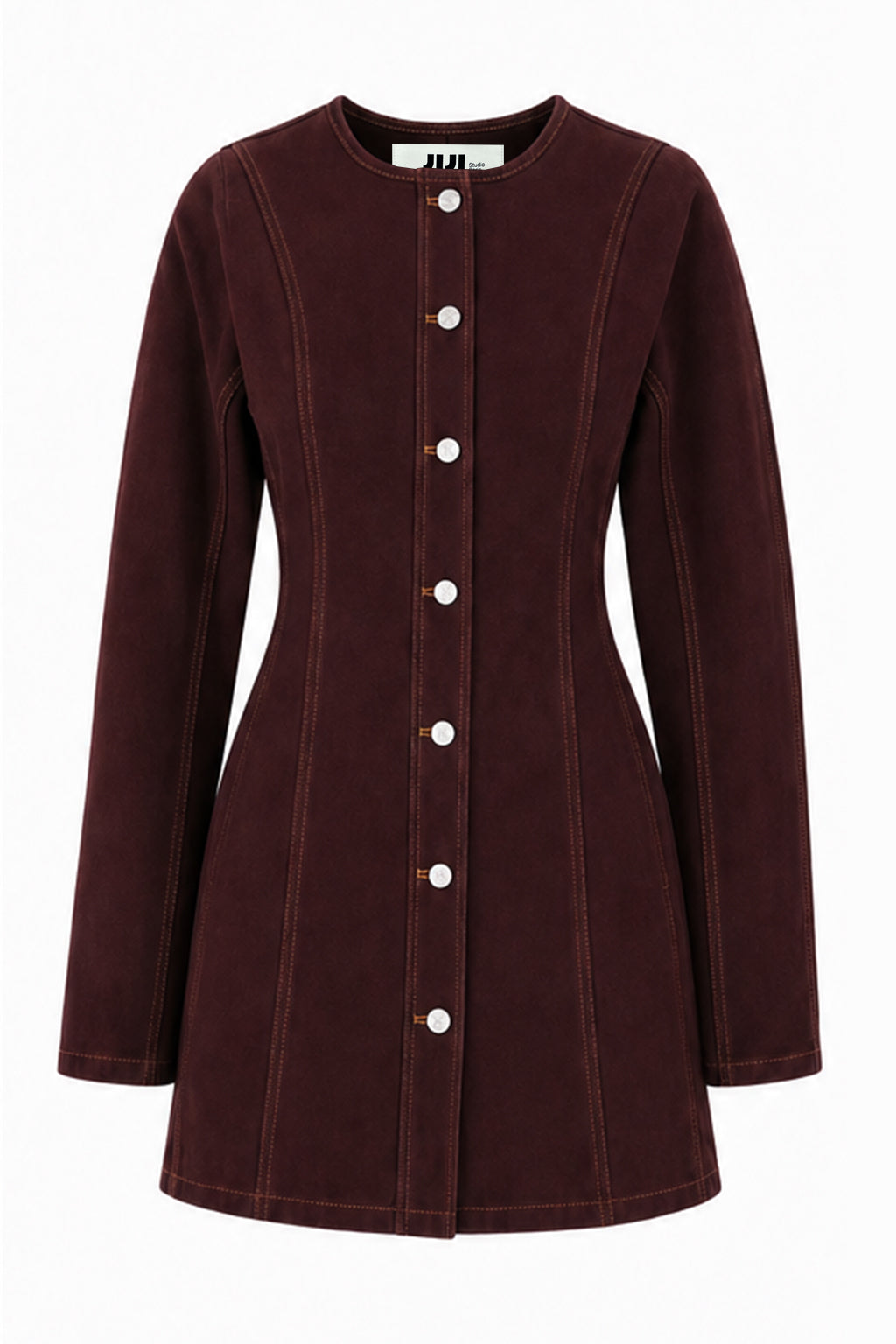 Robe Orso I BORDEAUX - JJ26C310_BORDEAUX_front-packshot.jpg
