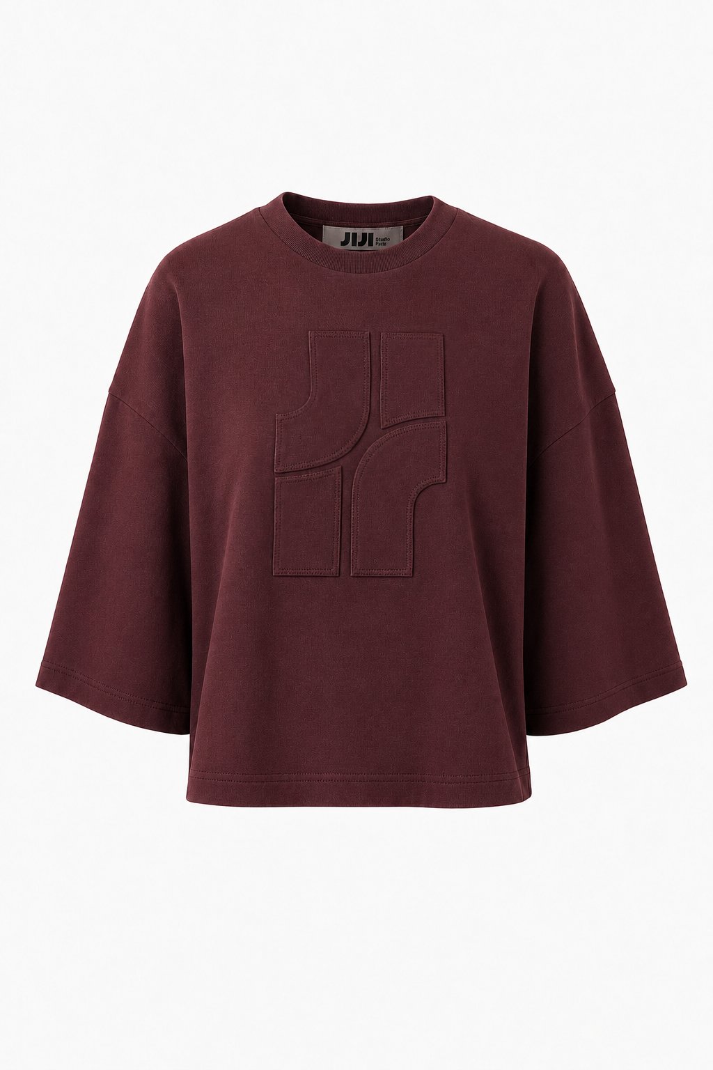 T-Shirt Hayden I BORDEAUX - JJ26C392_BORDEAUX_front-packshot.jpg