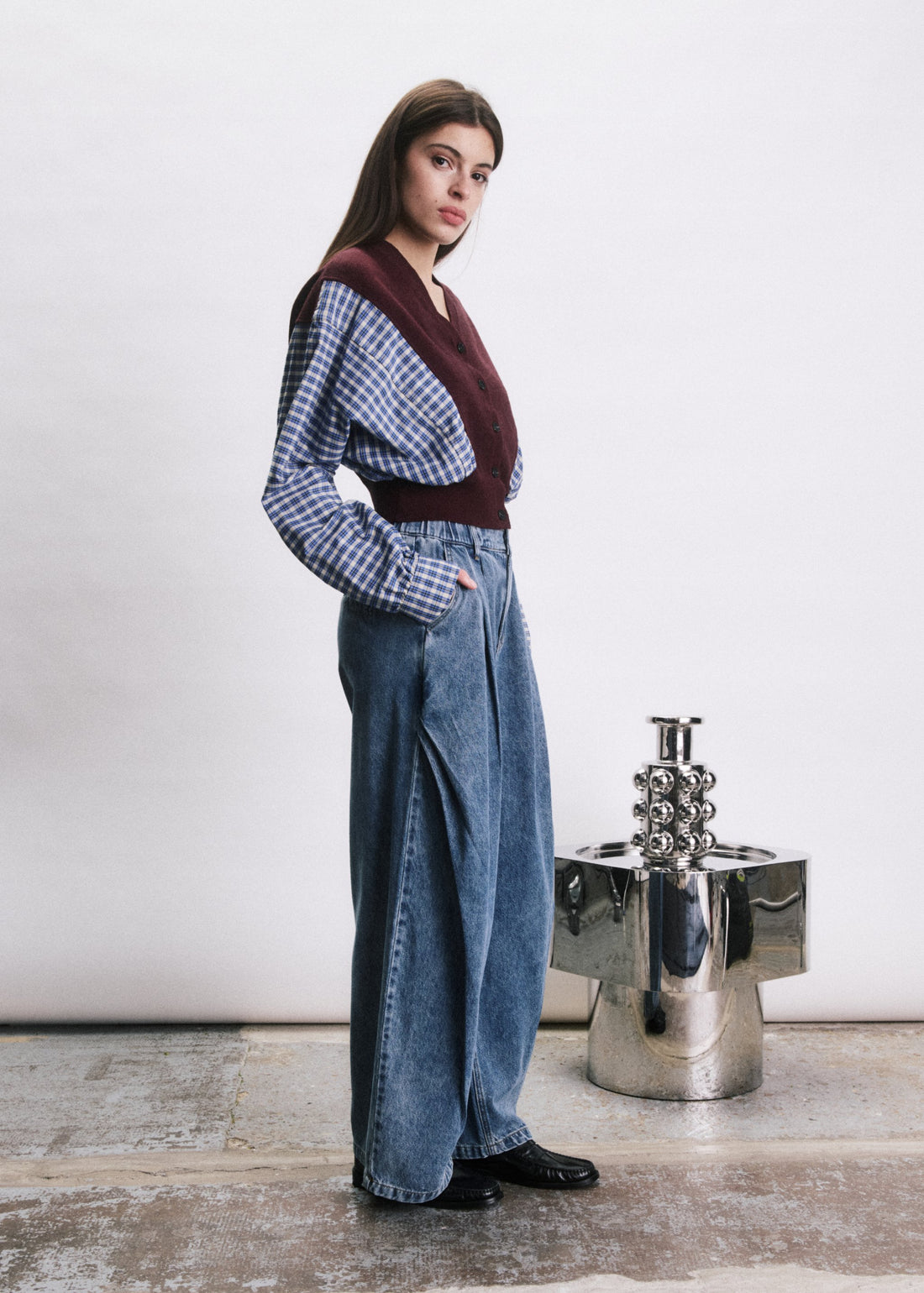 Cardigan Clark I BORDEAUX - JJ26M474-BORDEAUX-1.jpg