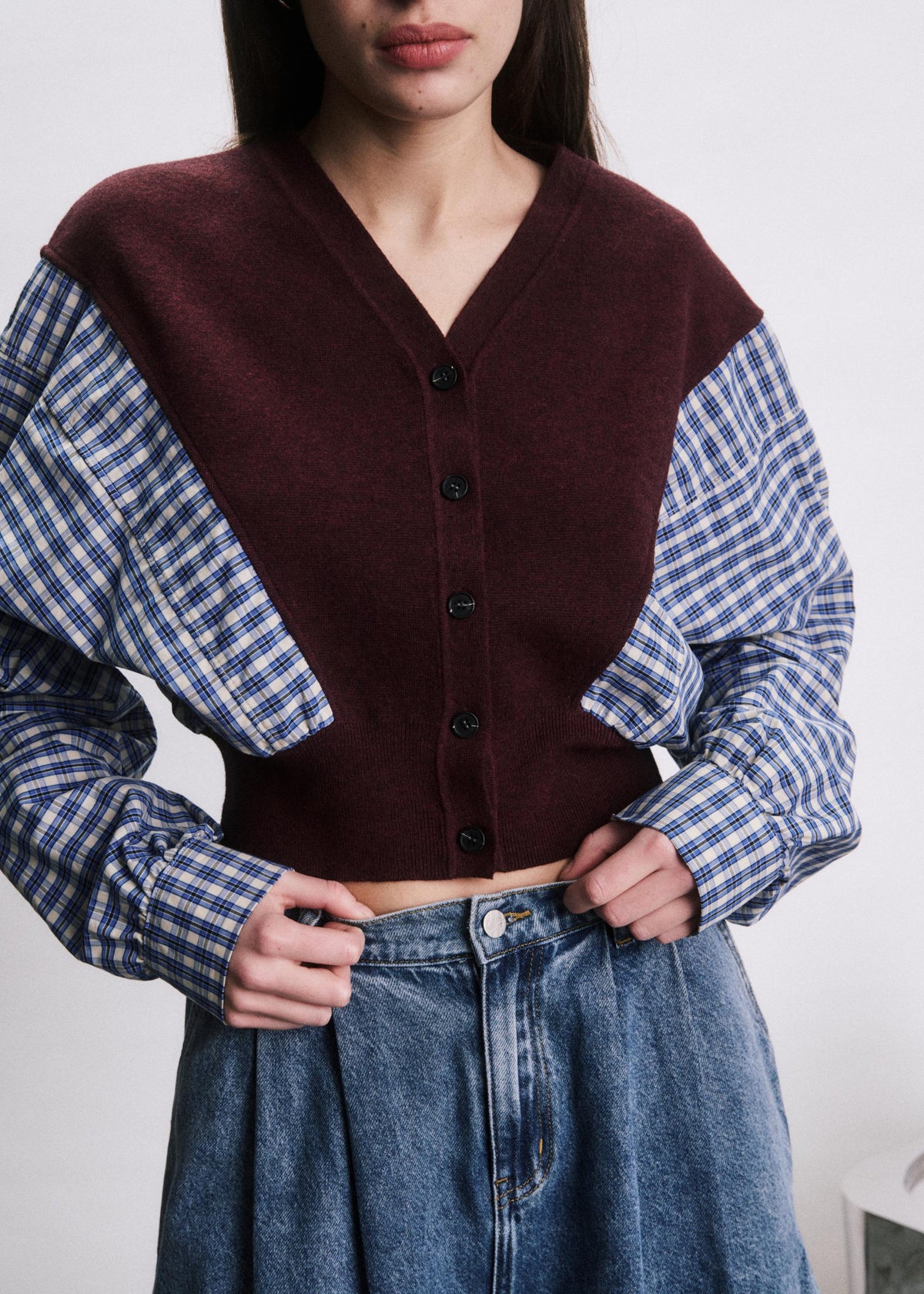 Cardigan Clark I BORDEAUX - JJ26M474-BORDEAUX-4.jpg